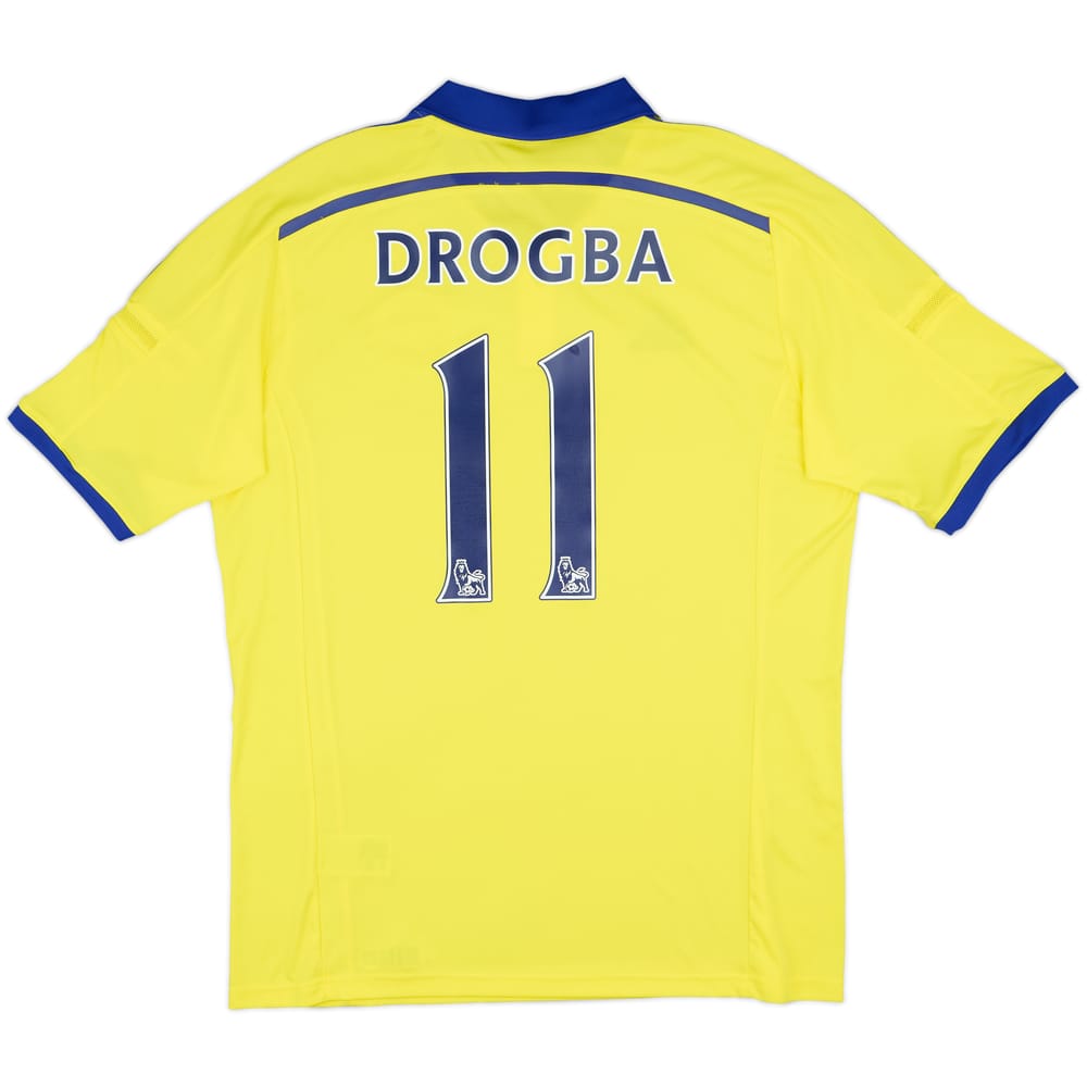 2014-15 Chelsea Away Shirt Drogba #11 - 10/10 - (L)
