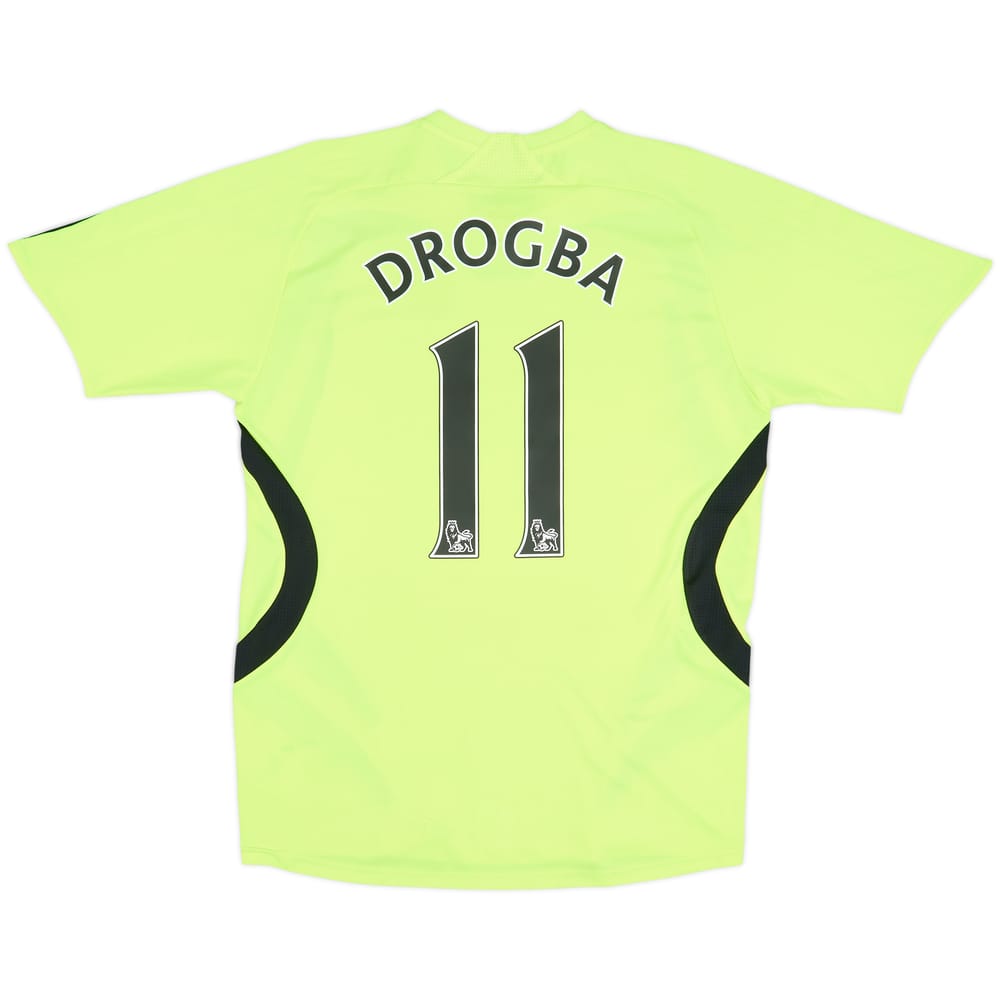 2007-08 Chelsea Away Shirt Drogba #11 - 7/10 - (XL.Boys)