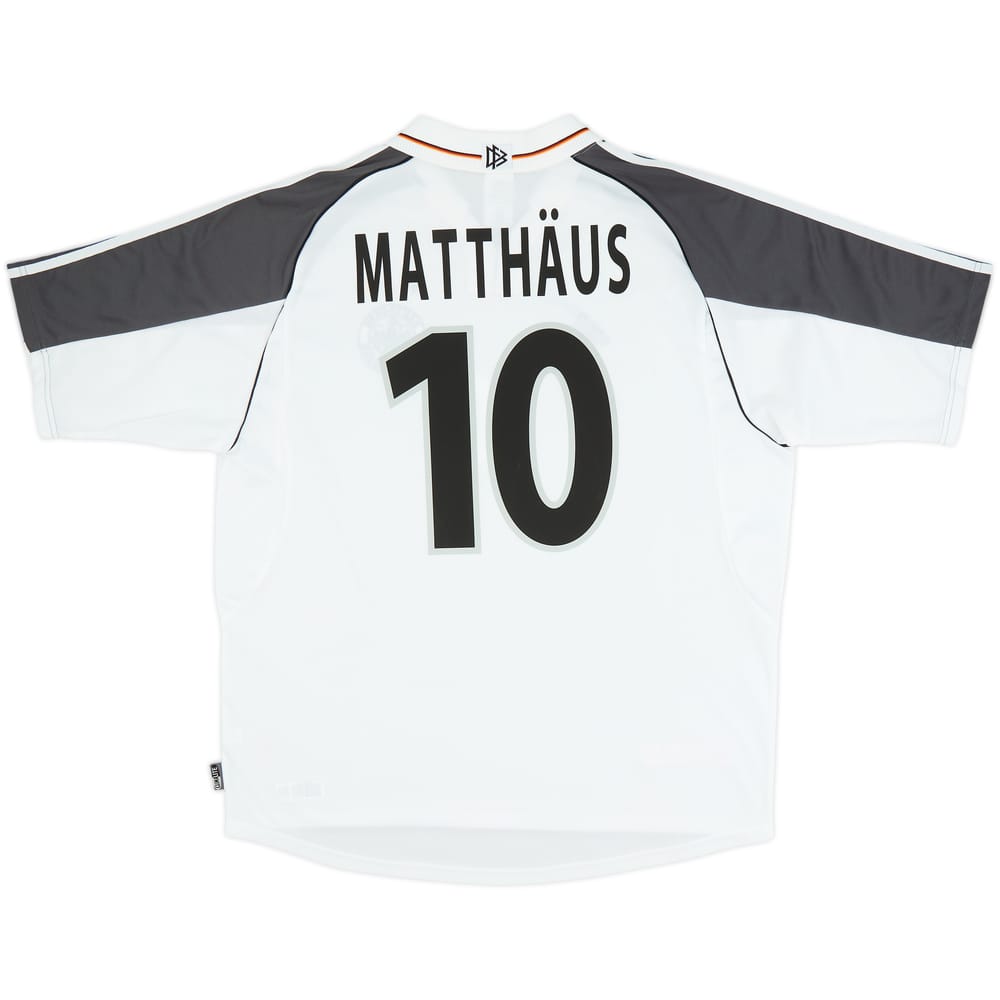 2000-02 Germany Home Shirt Matthaus #10 - 8/10 - (XL)