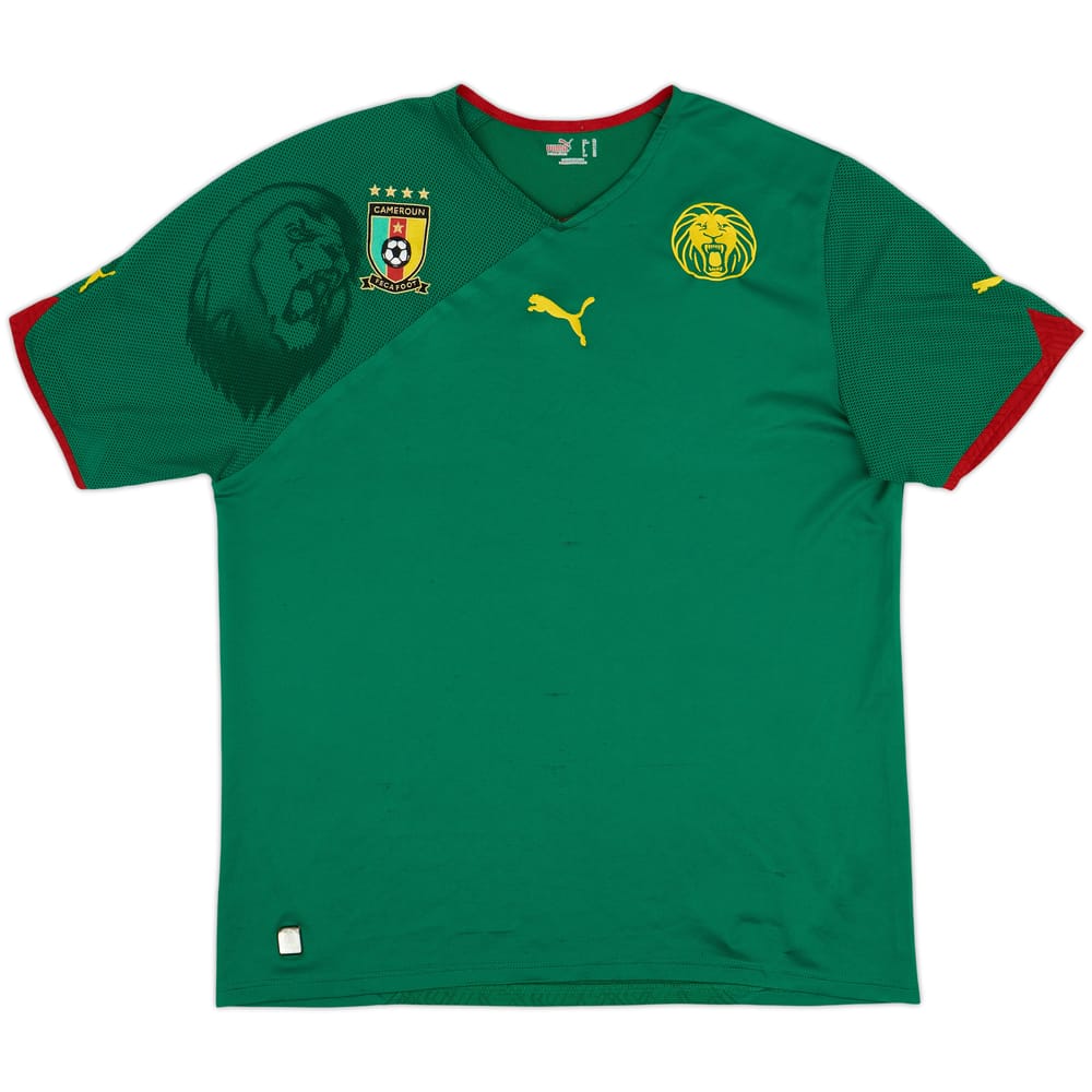 2010-11 Cameroon Home Shirt - 8/10 - (XL)