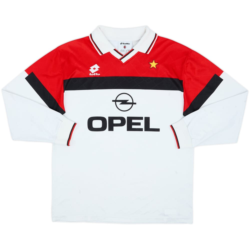 1994-95 AC Milan Away L/S Shirt - 5/10 - (L)