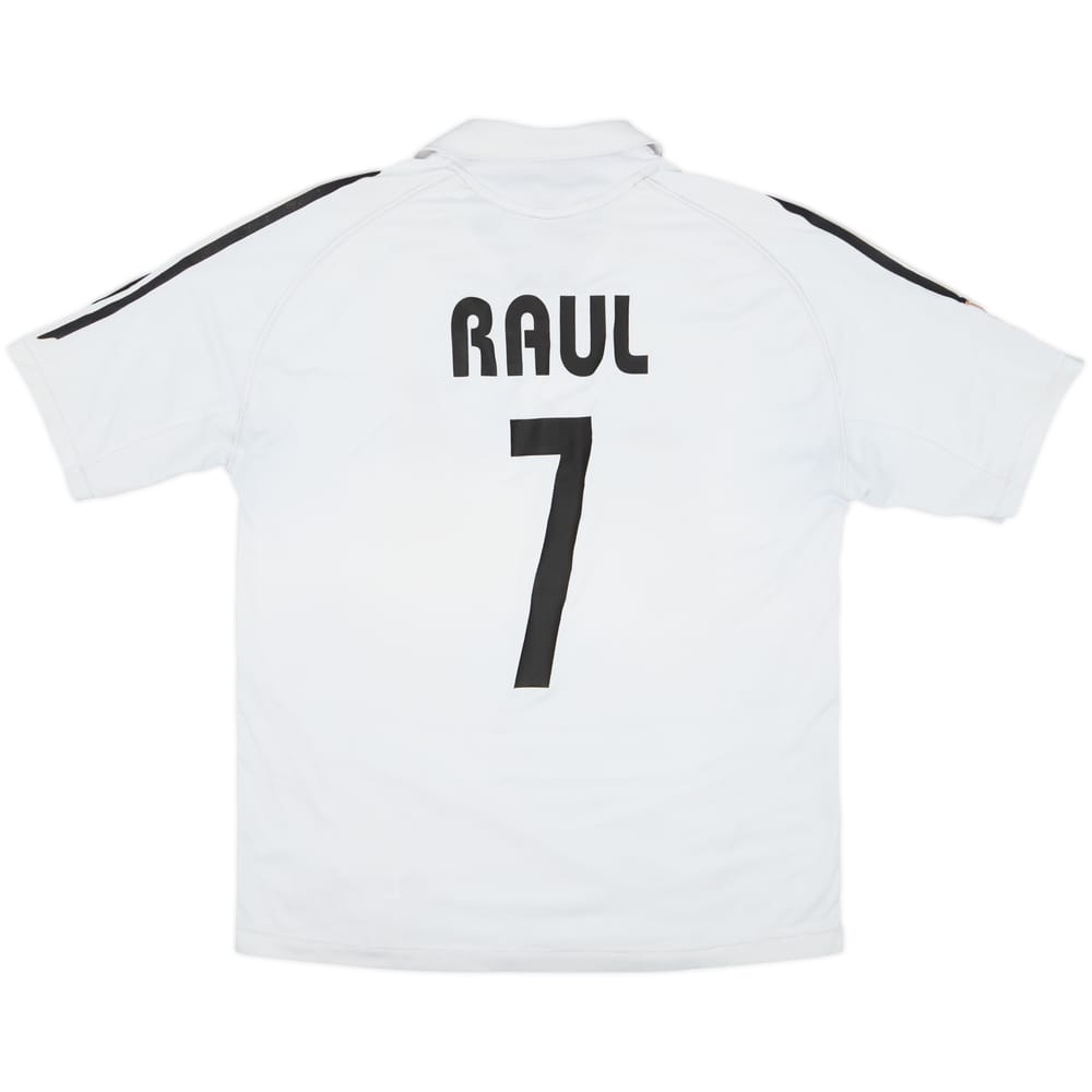 2005-06 Real Madrid Home Shirt Raul #7 - 3/10 - (XL)