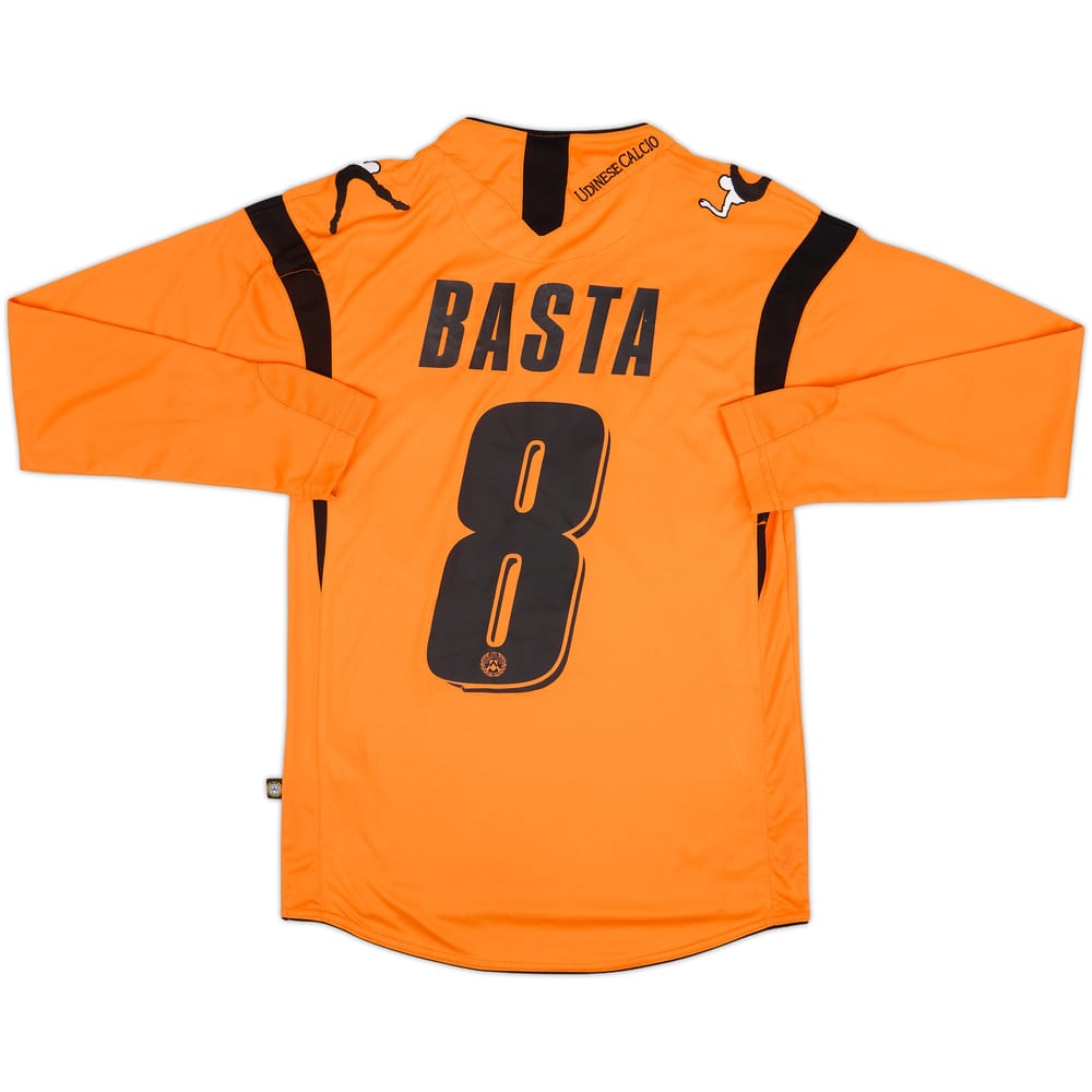 2011-12 Udinese Third L/S Shirt Basta #8 - 7/10 - (S)