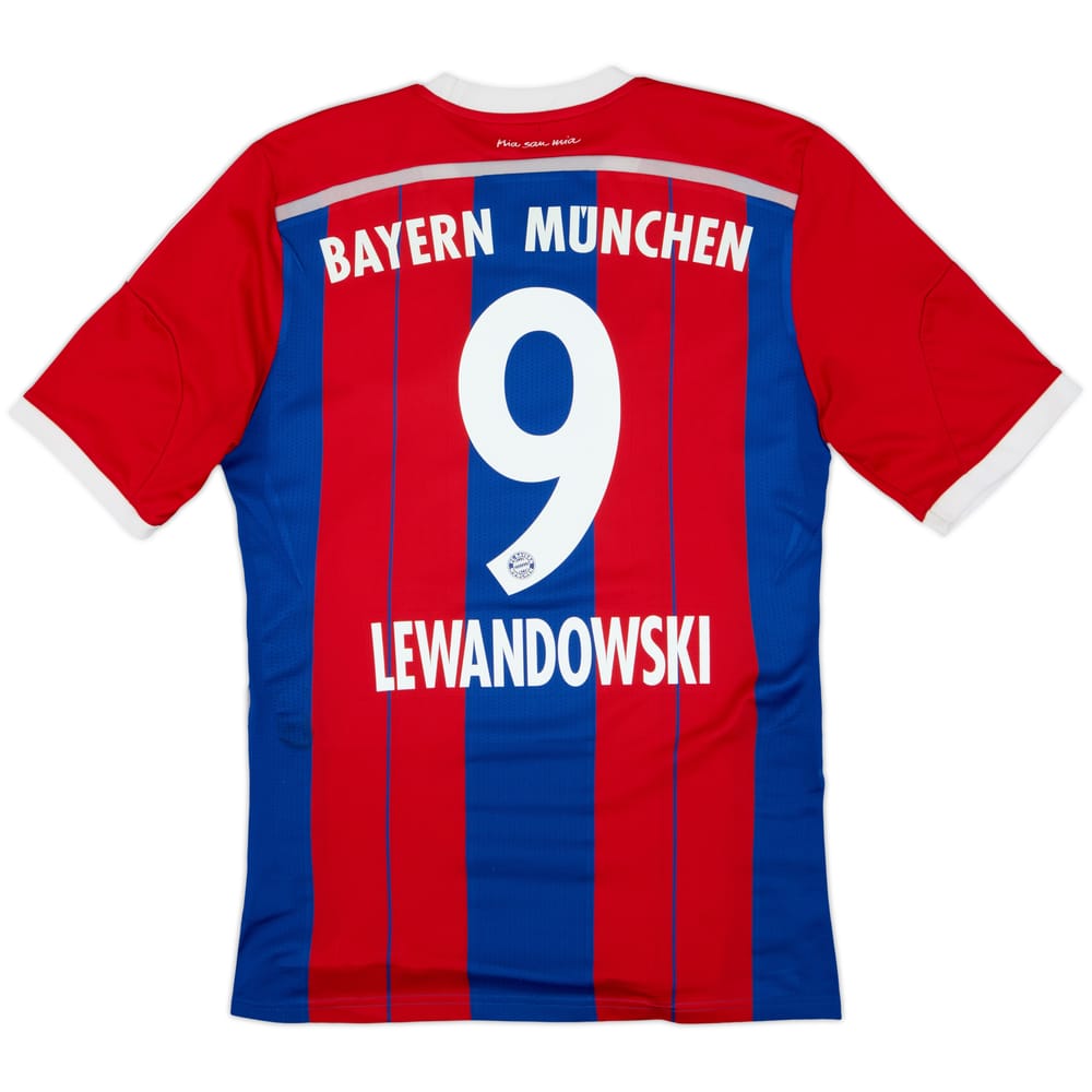2014-15 Bayern Munich Home Shirt Lewandowski #9 - 5/10 - (M)