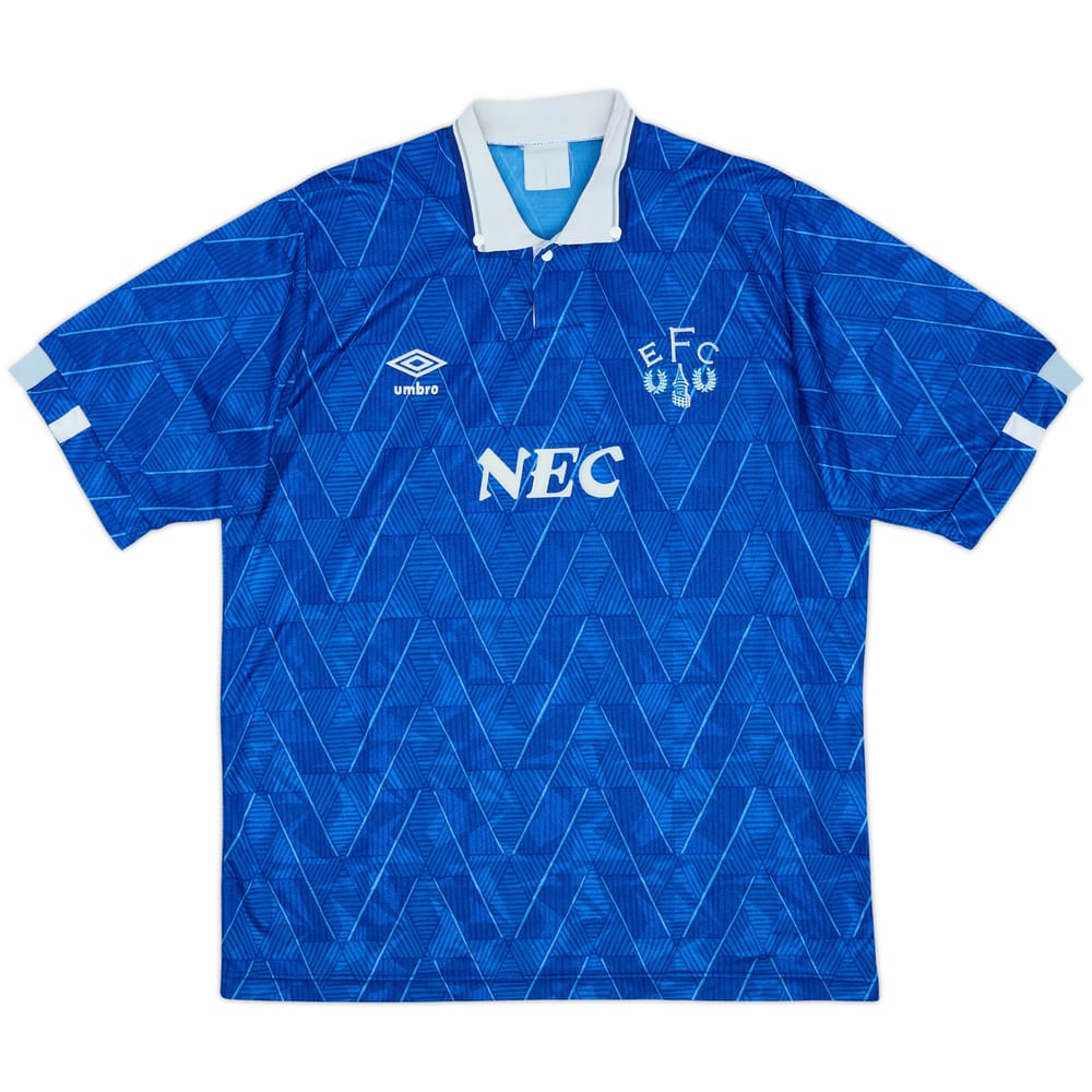1988-91 Everton Camiseta Local - 7/10 - (L)