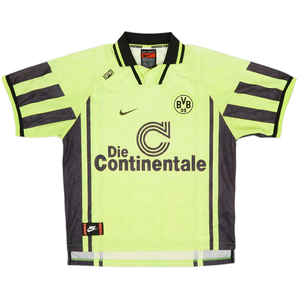 1996-97 Borussia Dortmund Home Shirt - 7/10 - (XL)