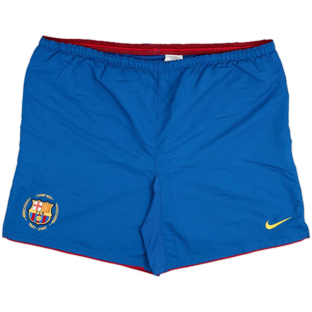 2007-08 Barcelona Home Shorts - 5/10 - (XL)