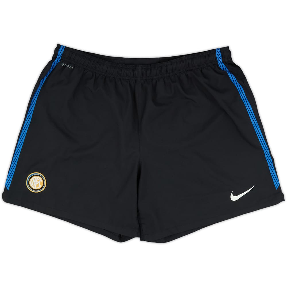 2010-11 Inter Milan Home Shorts - 9/10 - (XL)