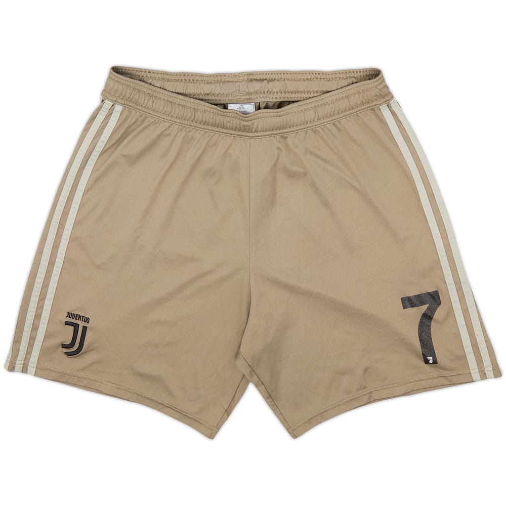 2018-19 Juventus Away Shorts #7 - 5/10 - (L)