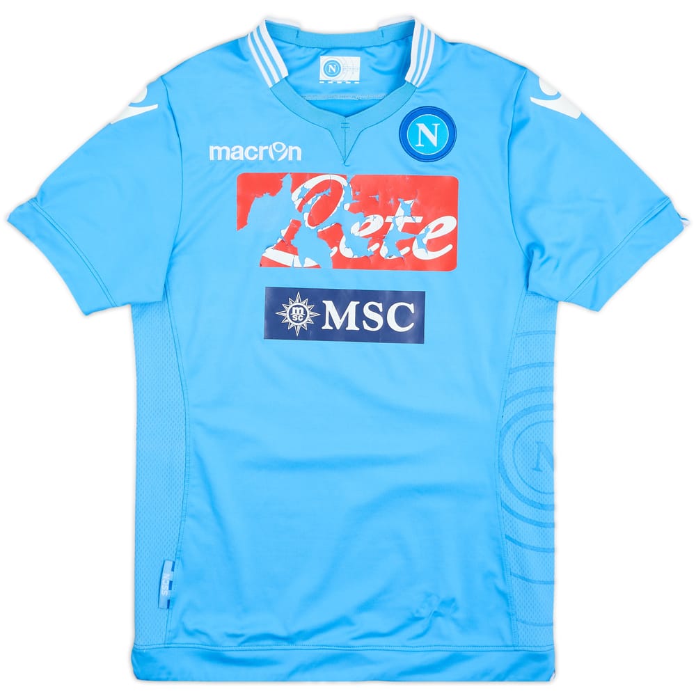 2013-14 Napoli Home Shirt - 4/10 - (L)