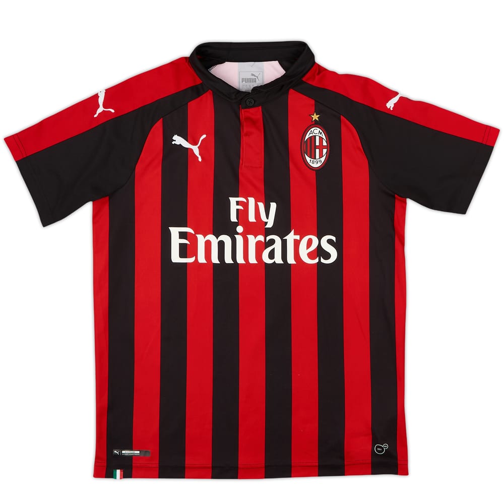 2018-19 AC Milan Home Shirt - 7/10 - (XL.Boys)