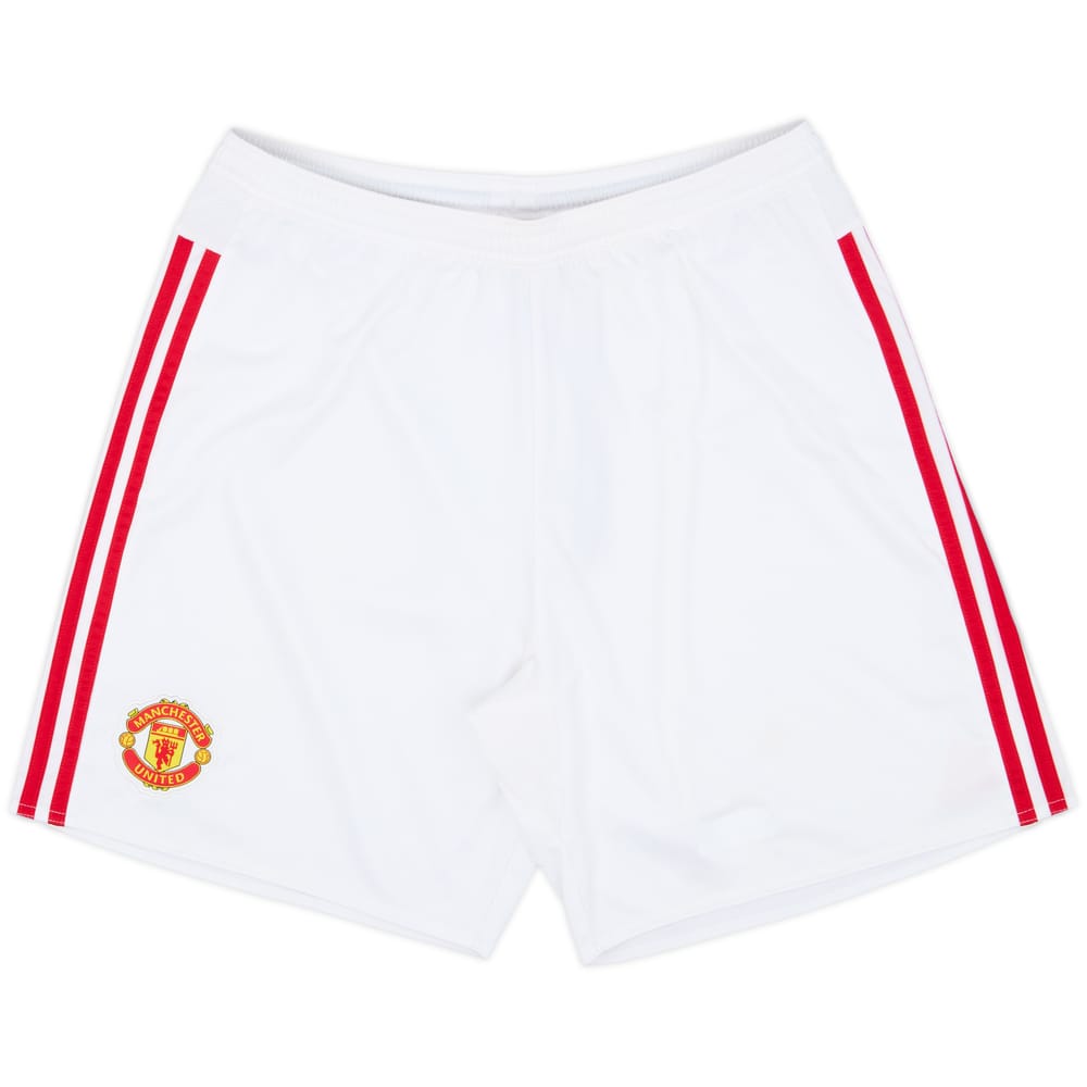 2015-16 Manchester United adidas Home Shorts - 7/10 - (L)