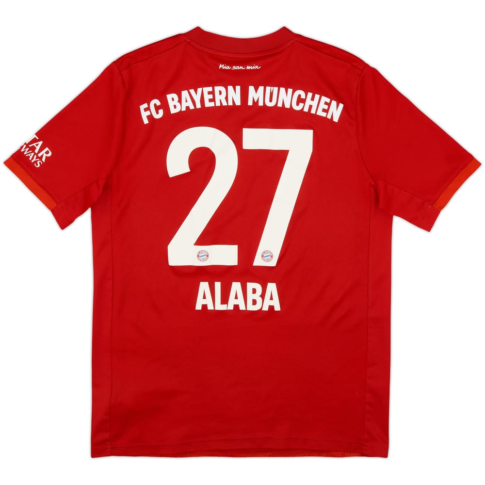 2019-20 Bayern Munich Home Shirt Alaba #27 - 7/10 - (XL.Boys)