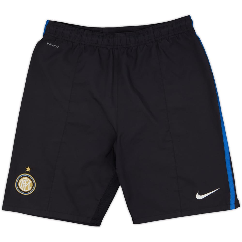 2011-12 Inter Milan Player Issue Home Shorts - 8/10 - (L)