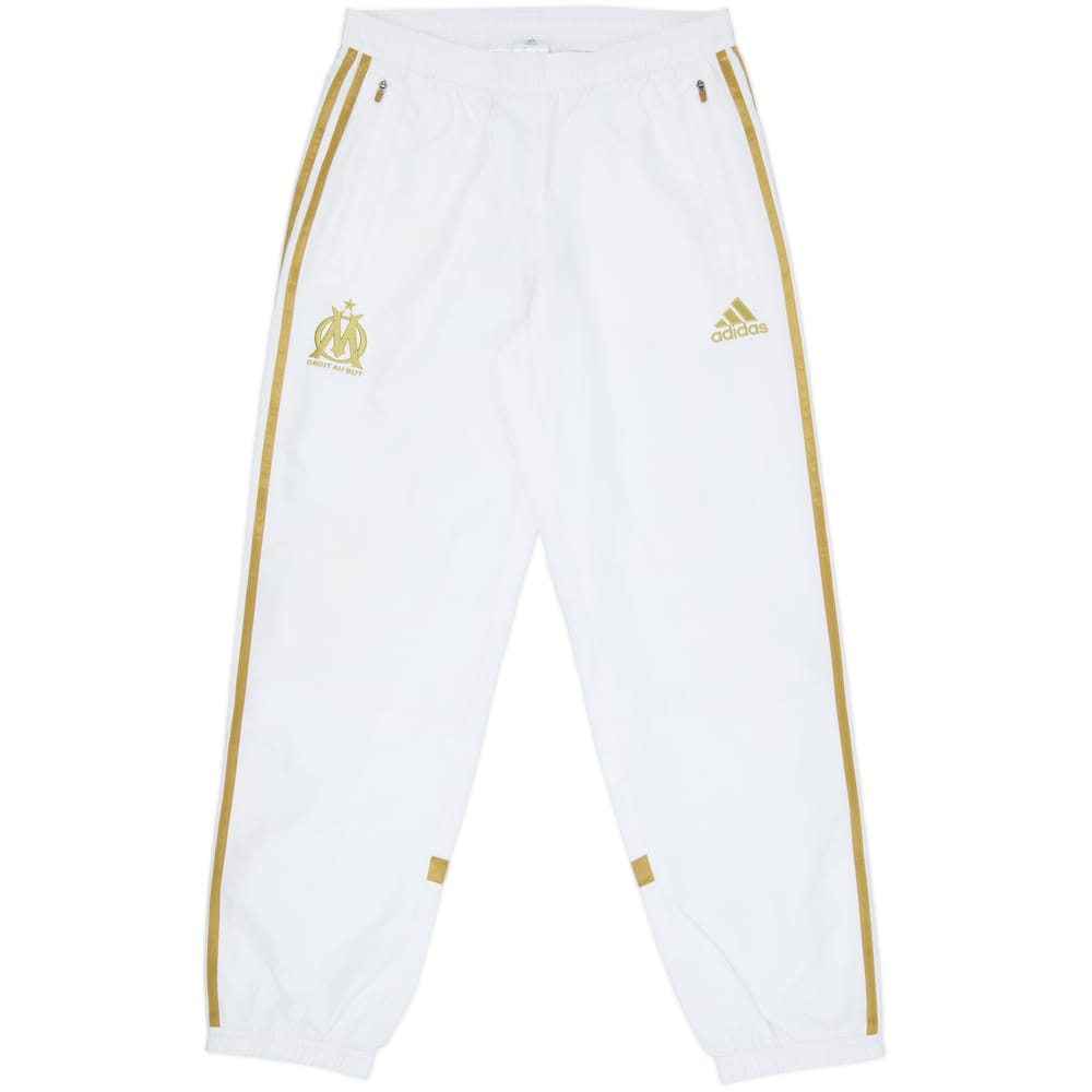2013-14 Olympique Marseille adidas Track Pants/Bottoms - 9/10 - (M)