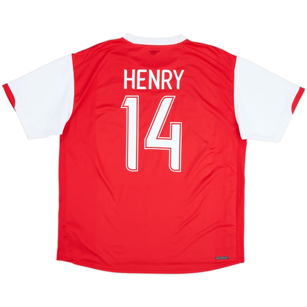 2006-08 Arsenal Camiseta Local Henry #14 - 6/10 - (XXL)