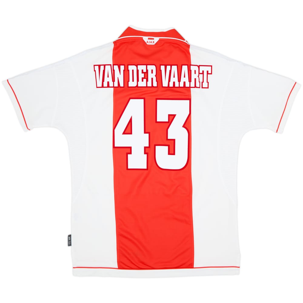 1999-00 Ajax Home Shirt Van Der Vaart #43 - 8/10 - (XL)
