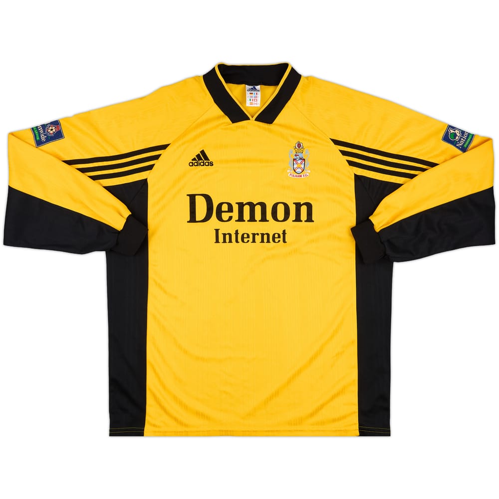 1998-99 Fulham Match Issue Away L/S Shirt #6