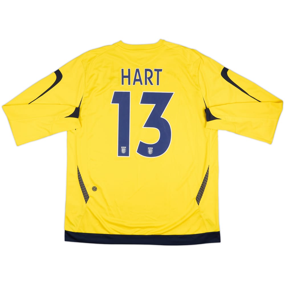 2007-08 England U-21 Match Issue GK Shirt Hart #13