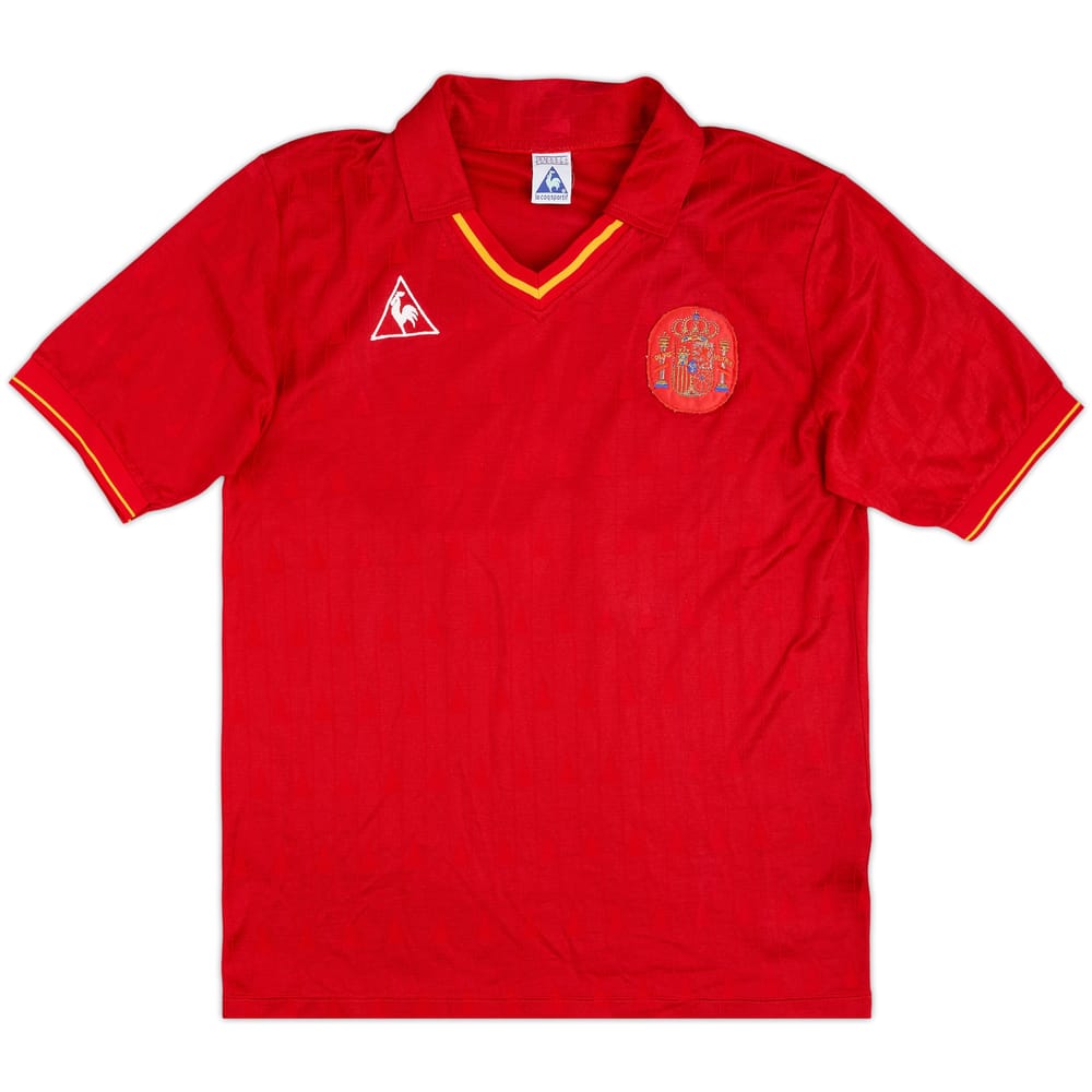 1988-90 Spain Match Issue Home Shirt #15