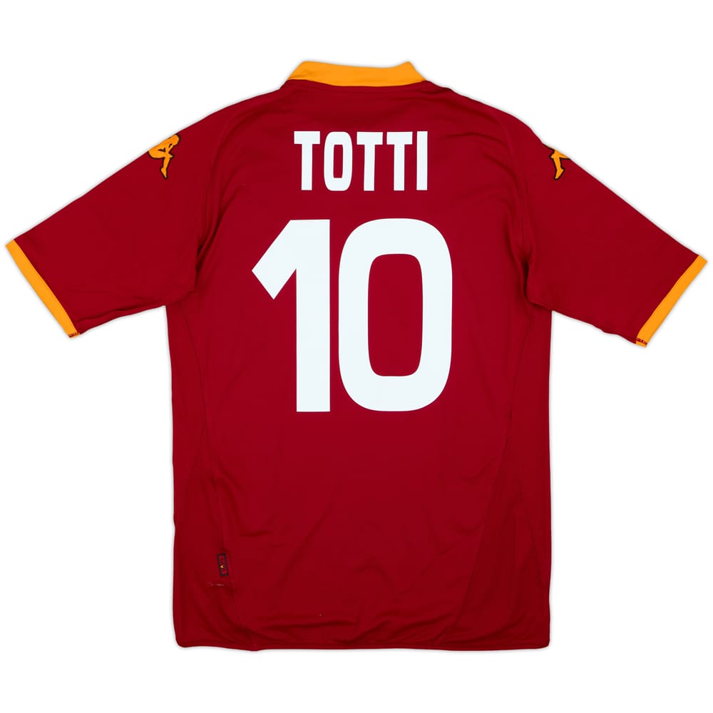 Camiseta de local de la Roma 2007-08 Totti #10 - 6/10 - (XXL)
