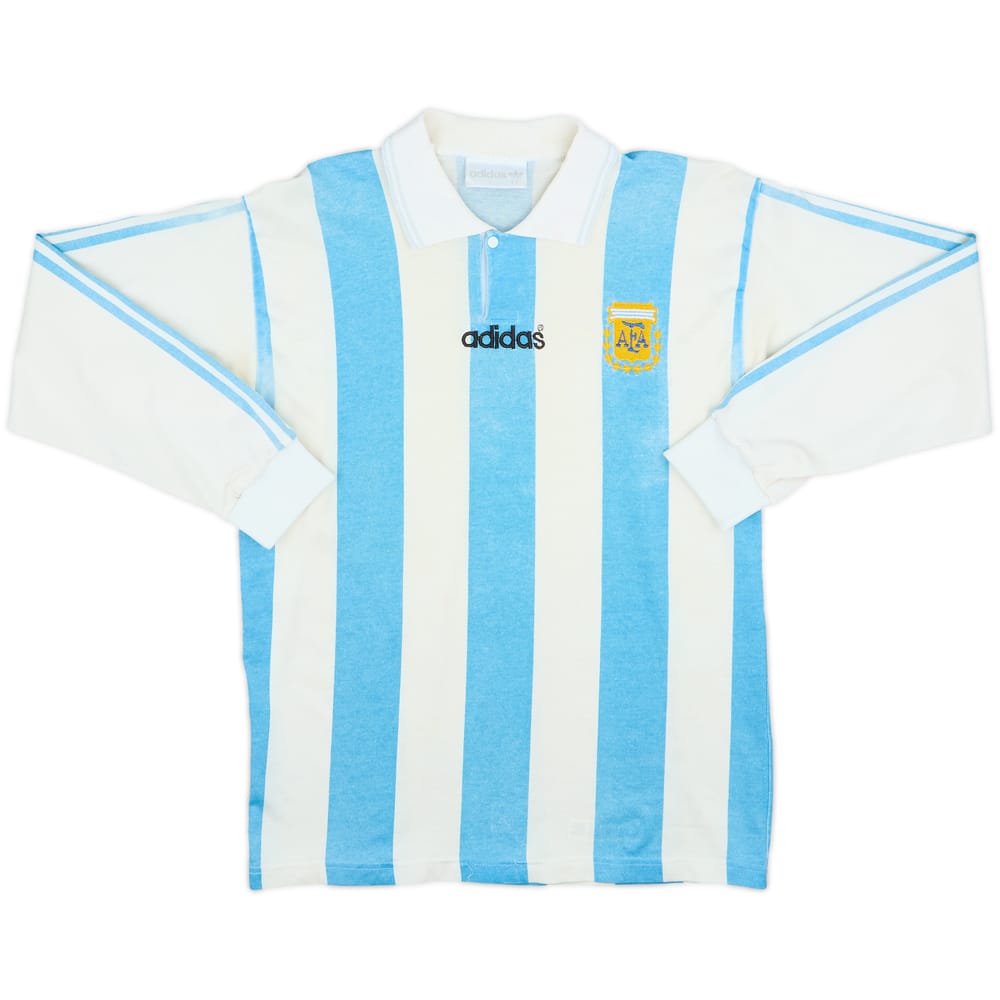 1994 Argentina Home L/S Shirt - 6/10 - (S)