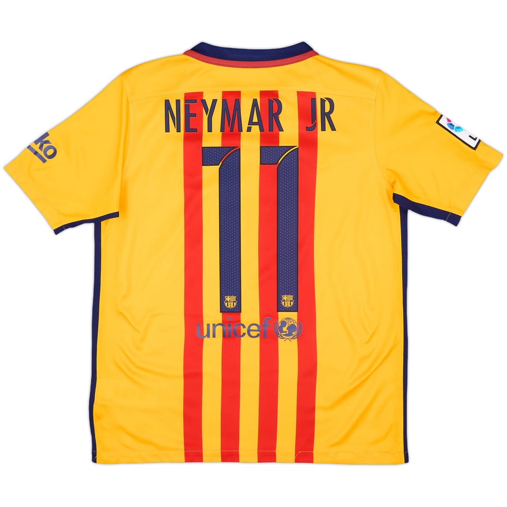 2015-16 Barcelona Away Shirt Neymar #11 - 5/10 - (XL.Boys)