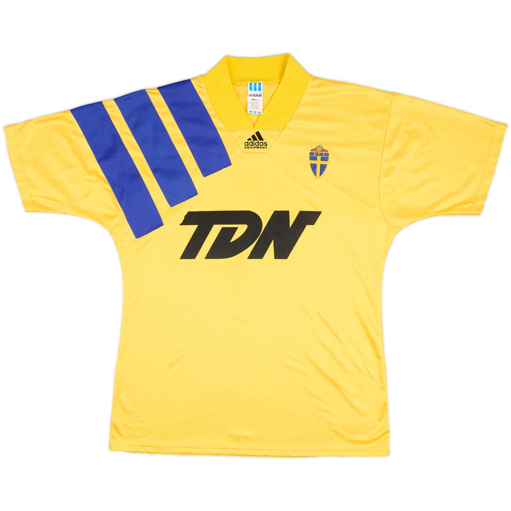 1992-94 Sweden Home Shirt #4 - 8/10 - (L)