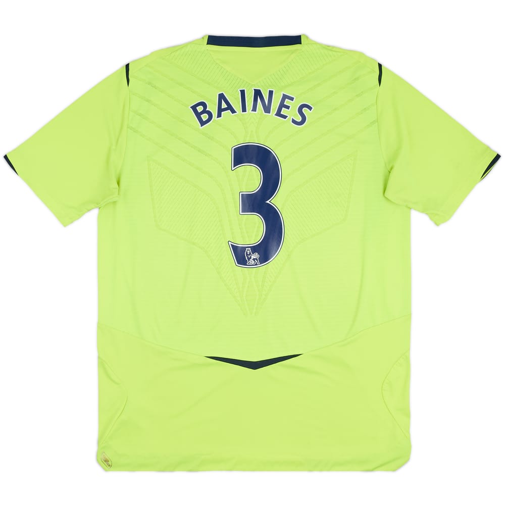 2008-09 Everton Third Shirt Baines #3 - 7/10 - (XL)