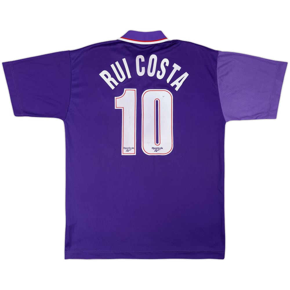 1995-96 Fiorentina Home Shirt Rui Costa #10 - 6/10 - (XL)