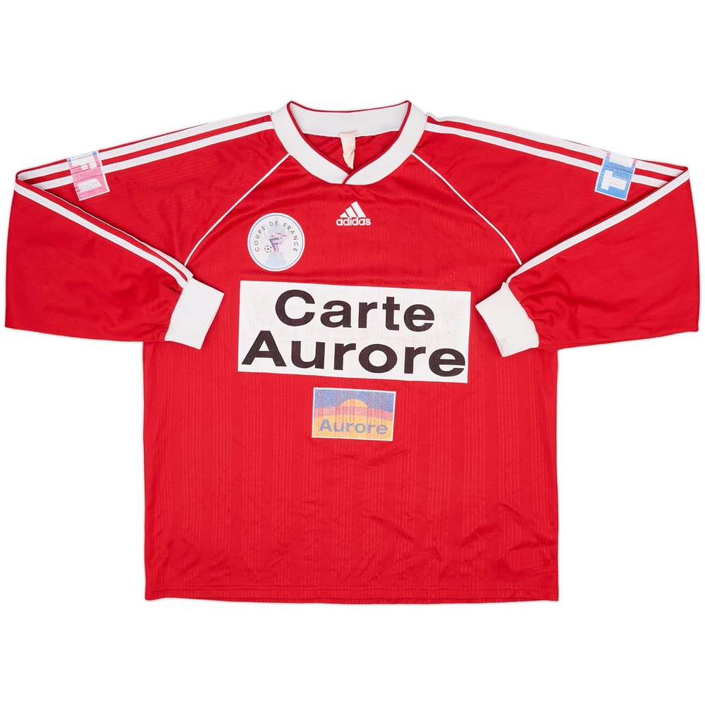 1999-00 Coupe de France Home L/S Shirt #8 - 8/10 - (L)