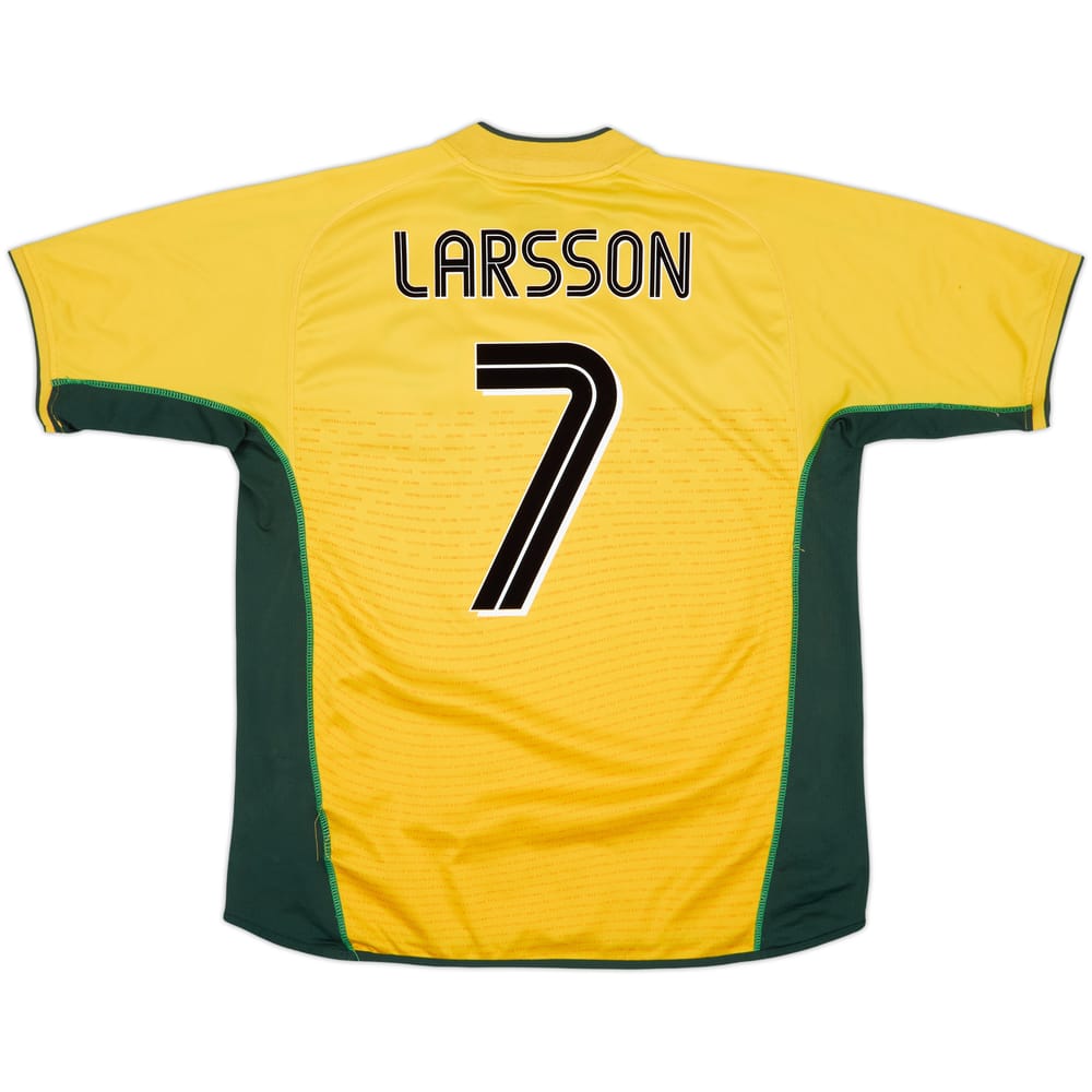 2002-03 Celtic Away Shirt Larsson #7 - 5/10 - (XL)