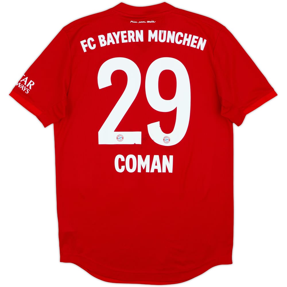 2019-20 Bayern Munich Authentic Home Shirt Coman #29 - 6/10 - (S)