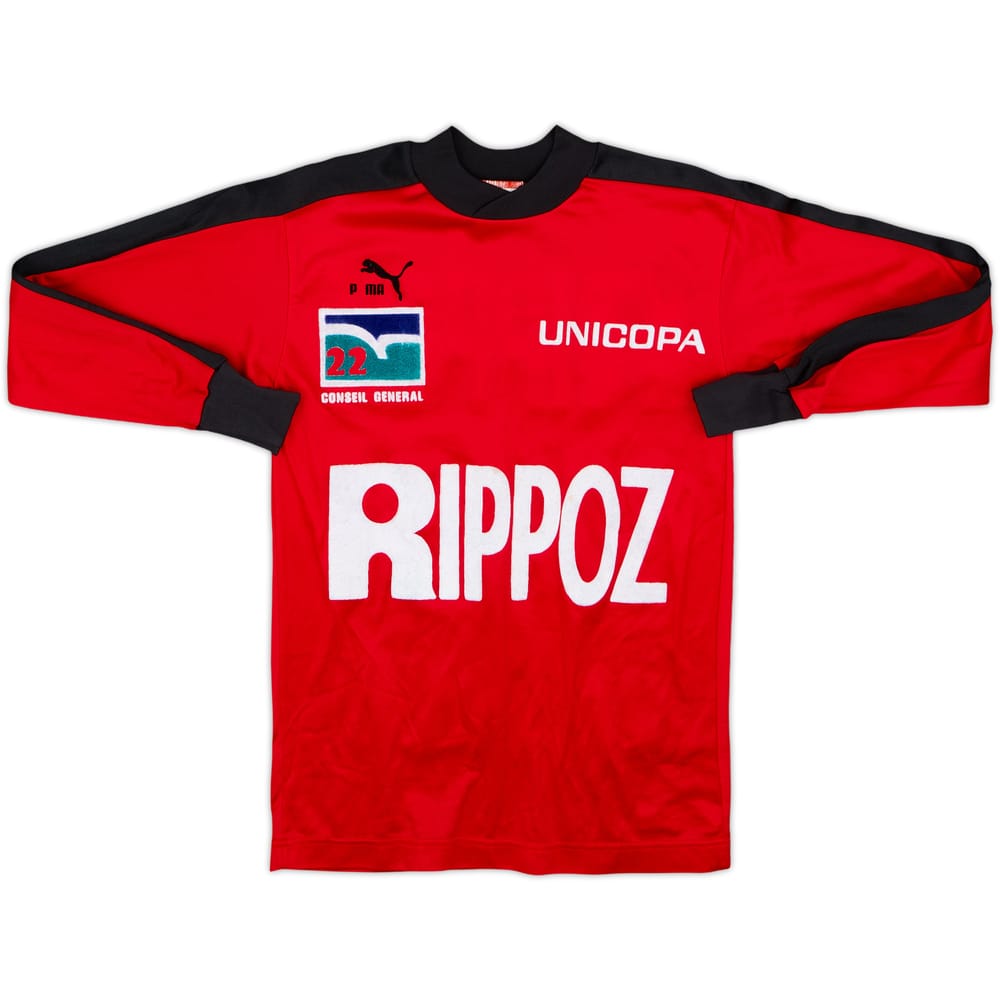 1985-86 Guingamp Home L/S Shirt - 5/10 - (11-12 Years)