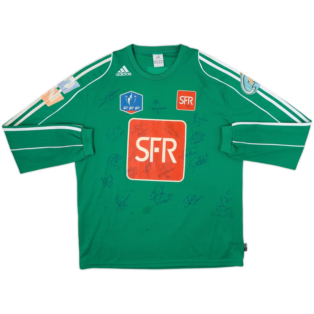 2008-09 Coupe De France Signed L/S Shirt #16 - 6/10 - (XL)