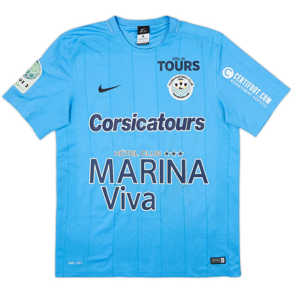 2015-16 Tours Match Issue Home Shirt #33