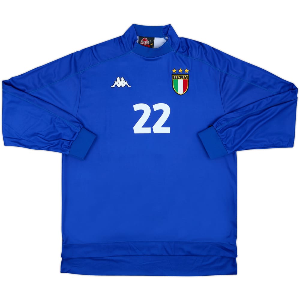 1998-99 Italy Player Issue Home L/S Shirt #22 - 7/10 - (L)