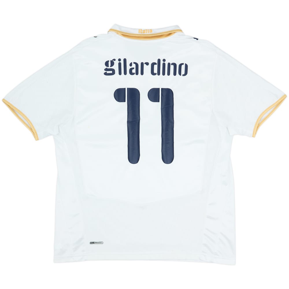 2007-08 Italy Away Shirt Gilardino #11 - 4/10 - (XL)
