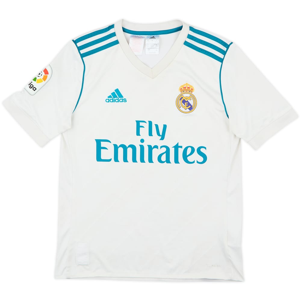 2017-18 Real Madrid Home Shirt - 5/10 - (13-14 Years)