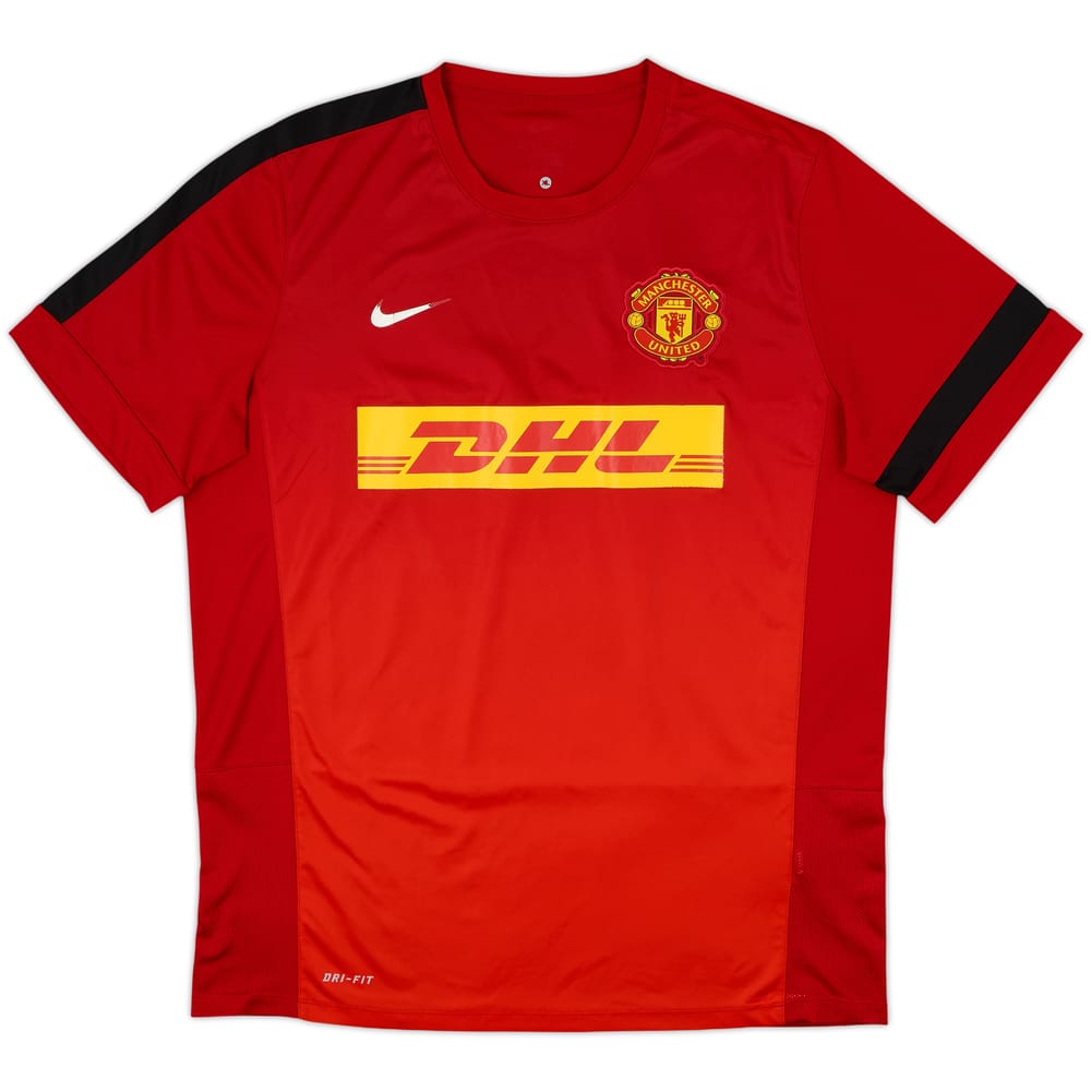 2013-14 Manchester United Nike Training Shirt - 8/10 - (XL)