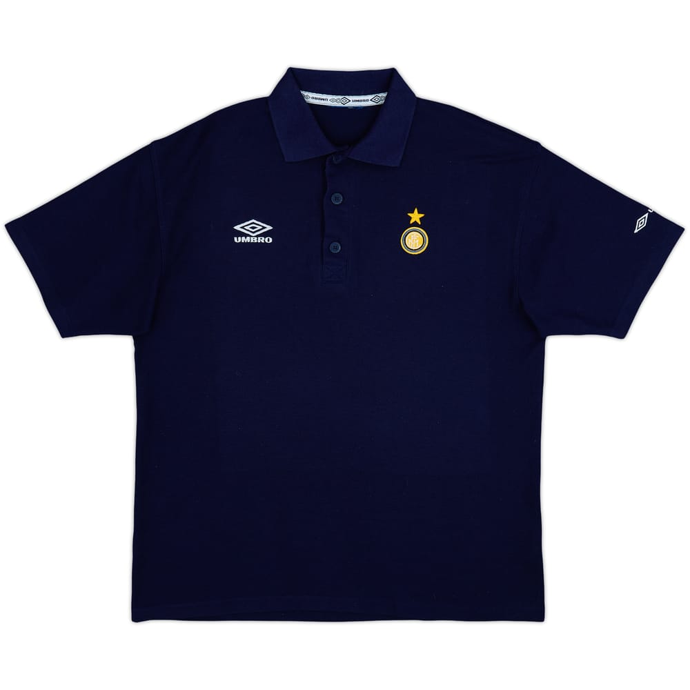 1998-99 Inter Milan Umbro Polo Shirt - 8/10 - (XL)