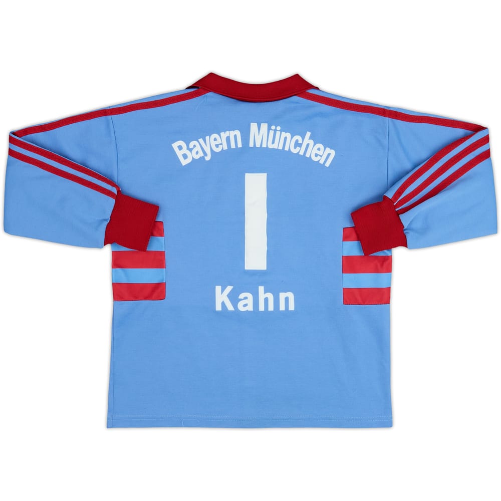 Camiseta de portero del Bayern Munich 1998-99 Kahn #1 - 8/10 - (11-12 Años)