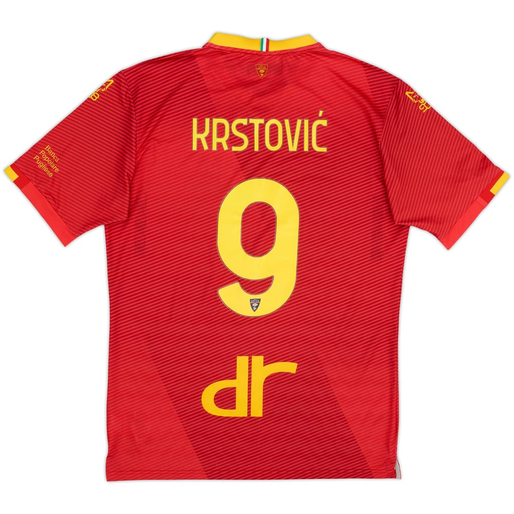 2023-24 Lecce Third Shirt Krstovic #9 - 10/10 - (XL)