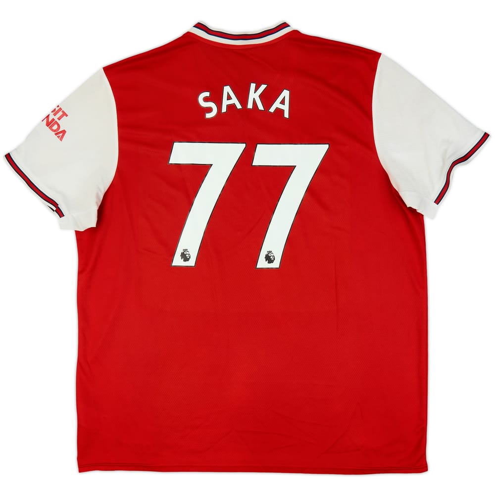2019-20 Arsenal Home Shirt Saka #77 - 5/10 - (XXL)