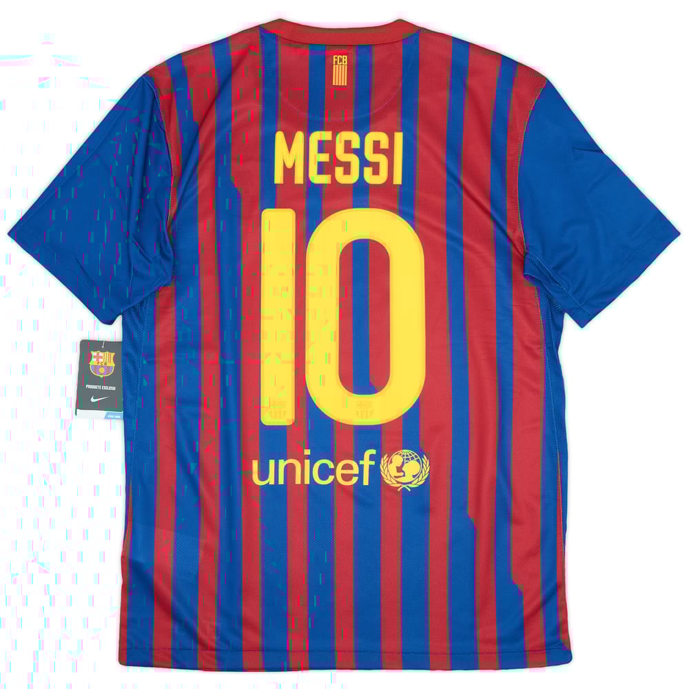 2011-12 Barcelona Home Shirt Messi #10 (M)