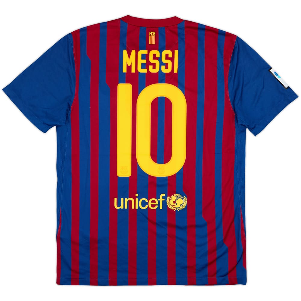 2011-12 Barcelona Home Shirt Messi #10 - 6/10 - (M)