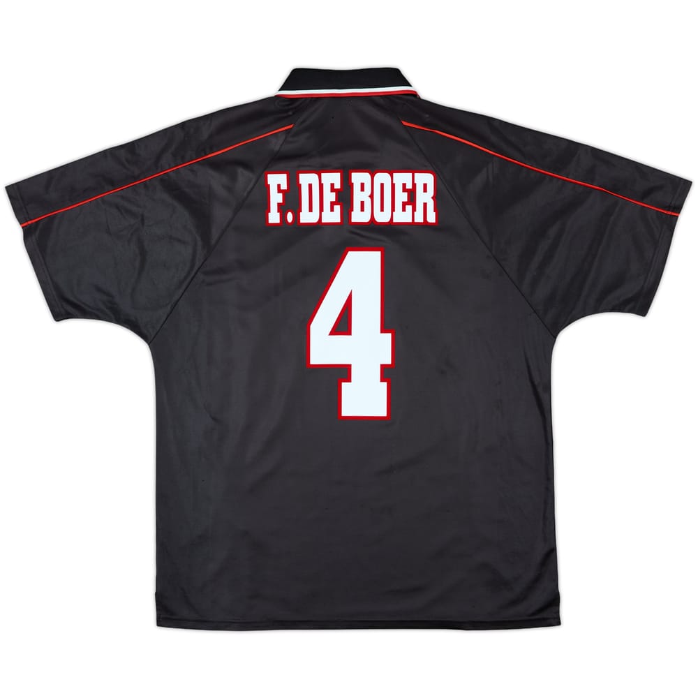 1998-99 Ajax Away Shirt F.De Boer #4 - 7/10 - (XL)