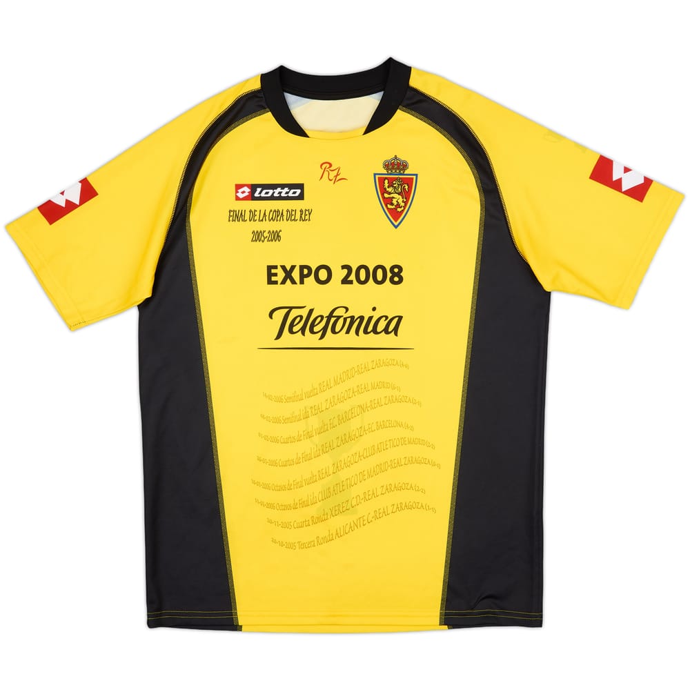 2005-06 Real Zaragoza 'Copa Del Rey Final 2005-06' Third Shirt - 8/10 - (XL)