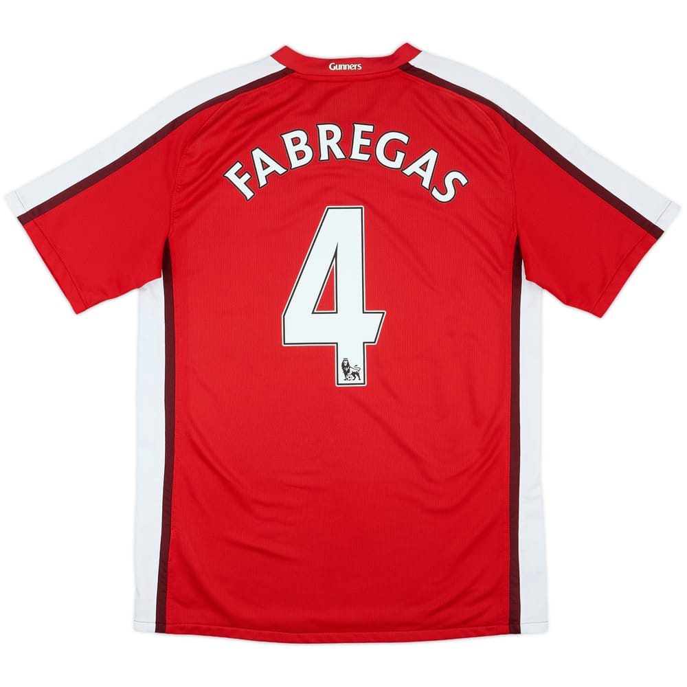 2008-10 Arsenal Home Shirt Fabregas #4 - 8/10 - (M)