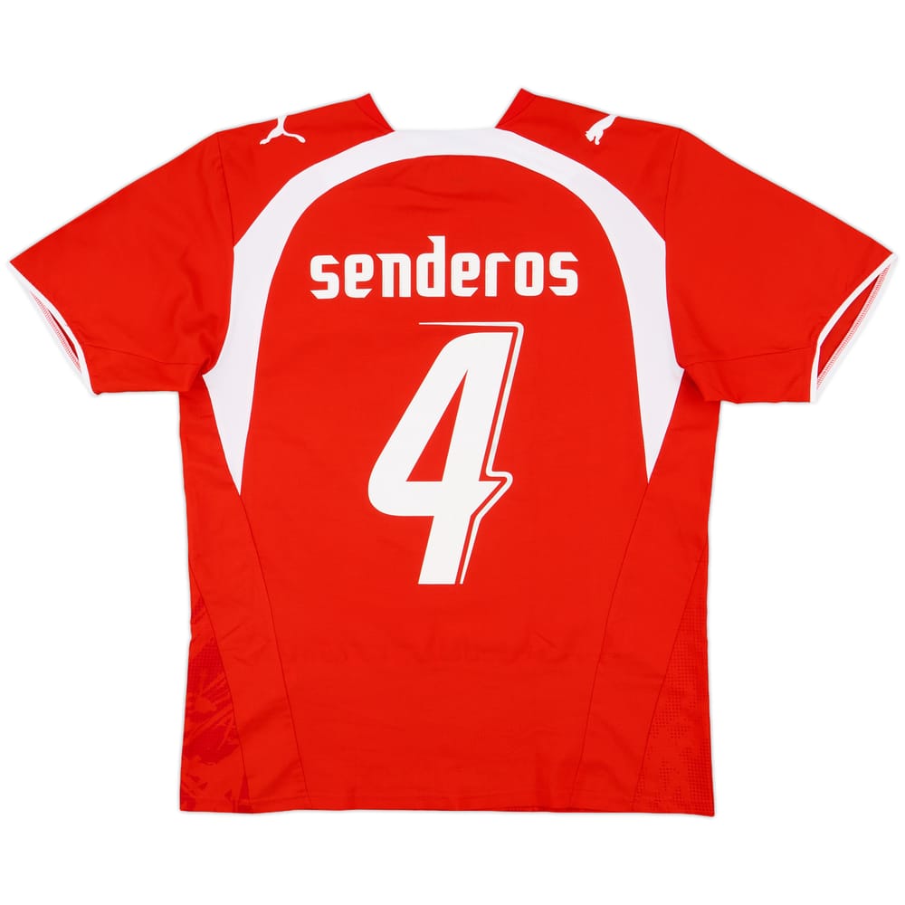 2006-08 Switzerland Home Shirt Senderos #4 - 8/10 - (M)